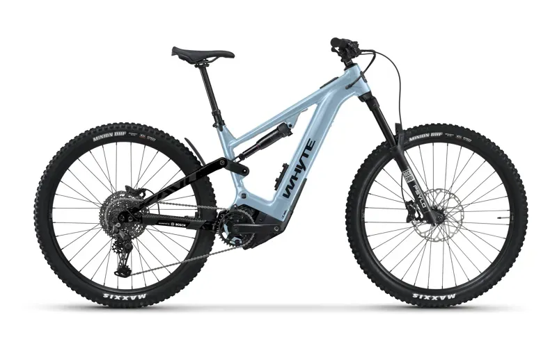 Whyte Kado S 800 Electric Full Suspension Mountain Bike in Arctic Blue