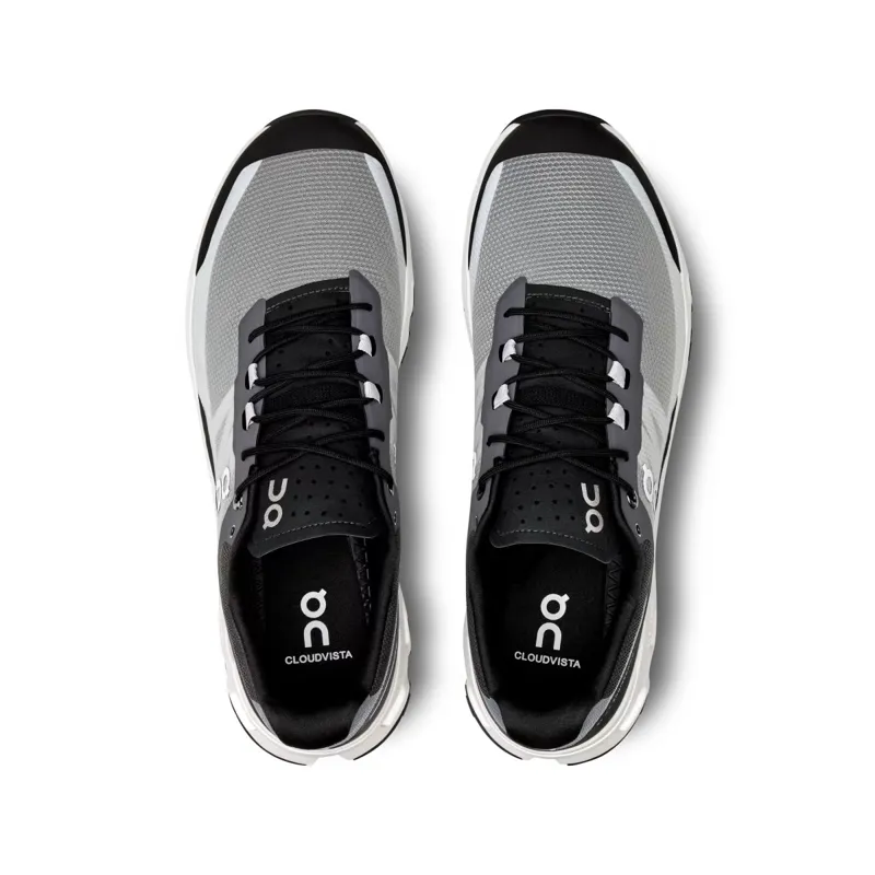 On Cloudvista Trail Running Shoe - Black White-2