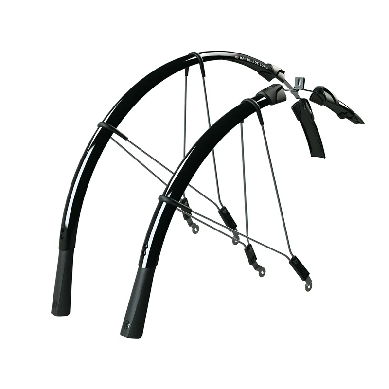 SKS Raceblade Long Road Bike Mudguard Set - Black