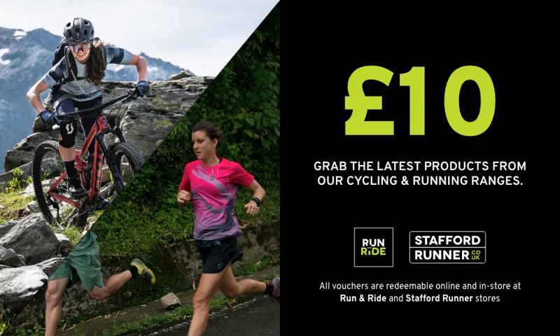 GBP 10 Run and Ride Gift eVoucher