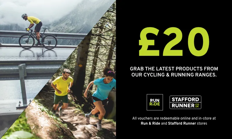 GBP 20 Run and Ride Gift eVoucher